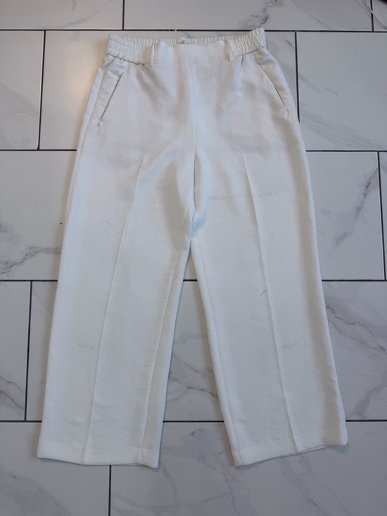 Wilfred Pants - 31. Wilfred | White wide leg pant | medium